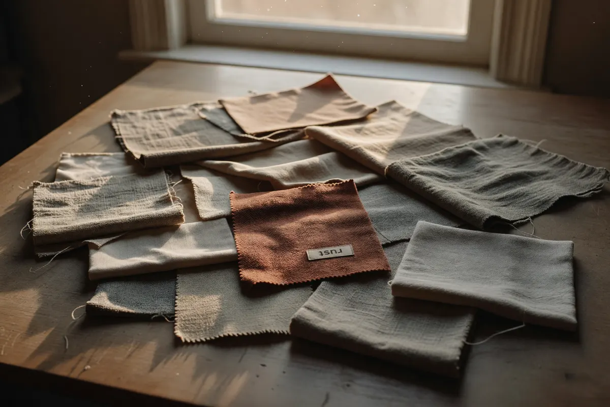 the swatches i pulled for the client mood board