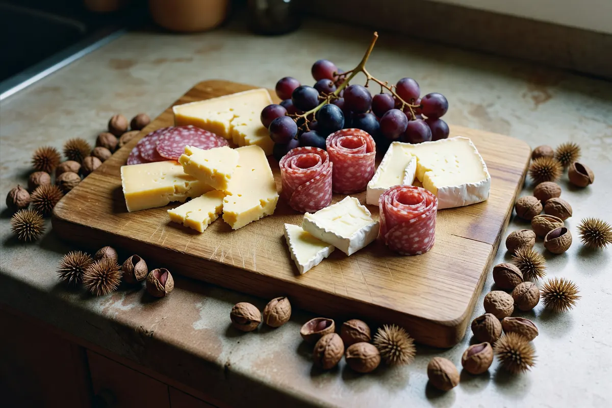 my sad attempt at a charcuterie board
