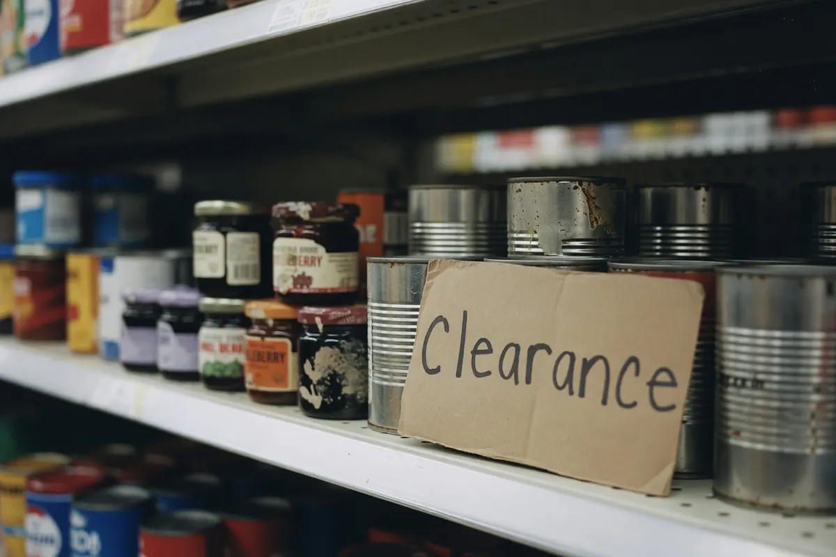 random clearance section with the weird jam