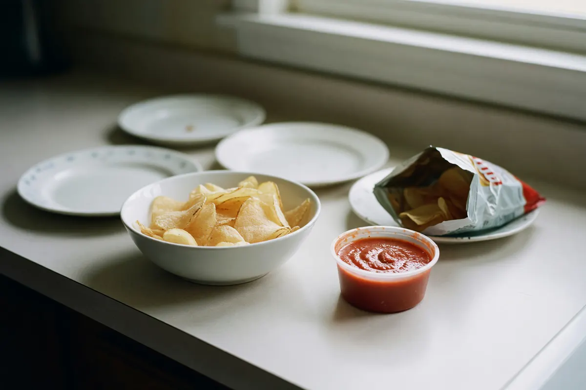 snacks left out after everyone went home