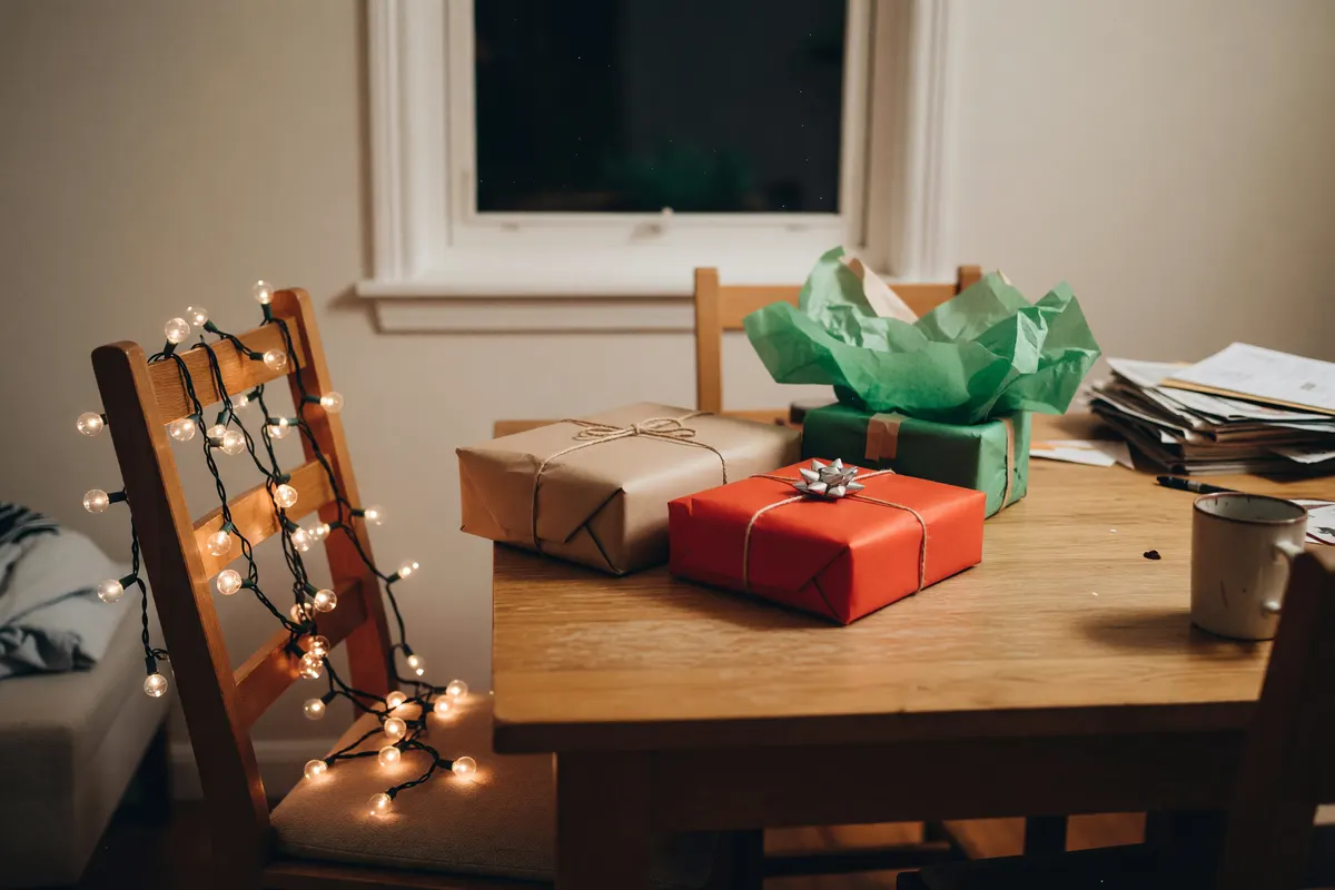 table almost ready for the holidays