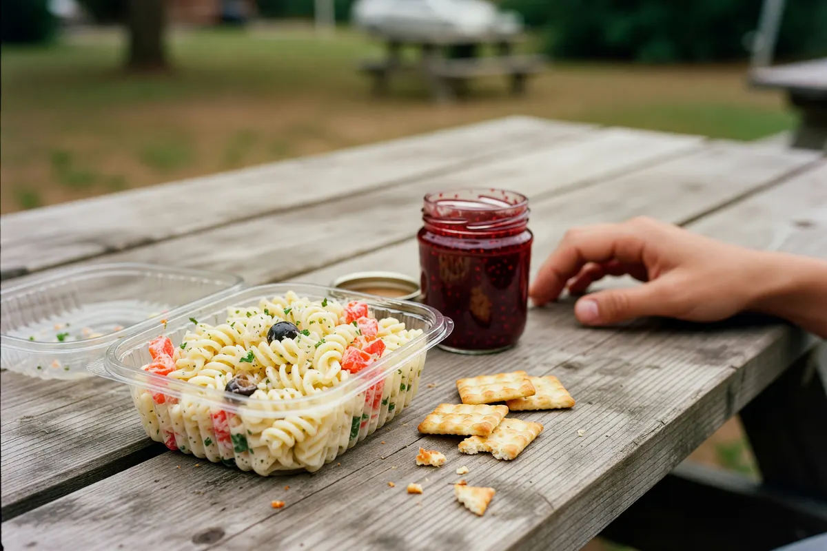 leftover snacks and that weird jar of preserves