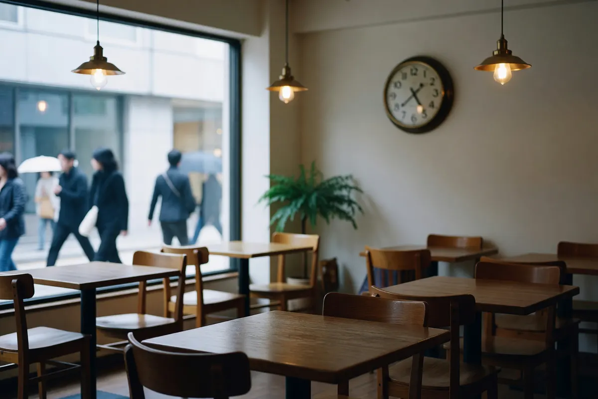 quick shot of the cafe before we left