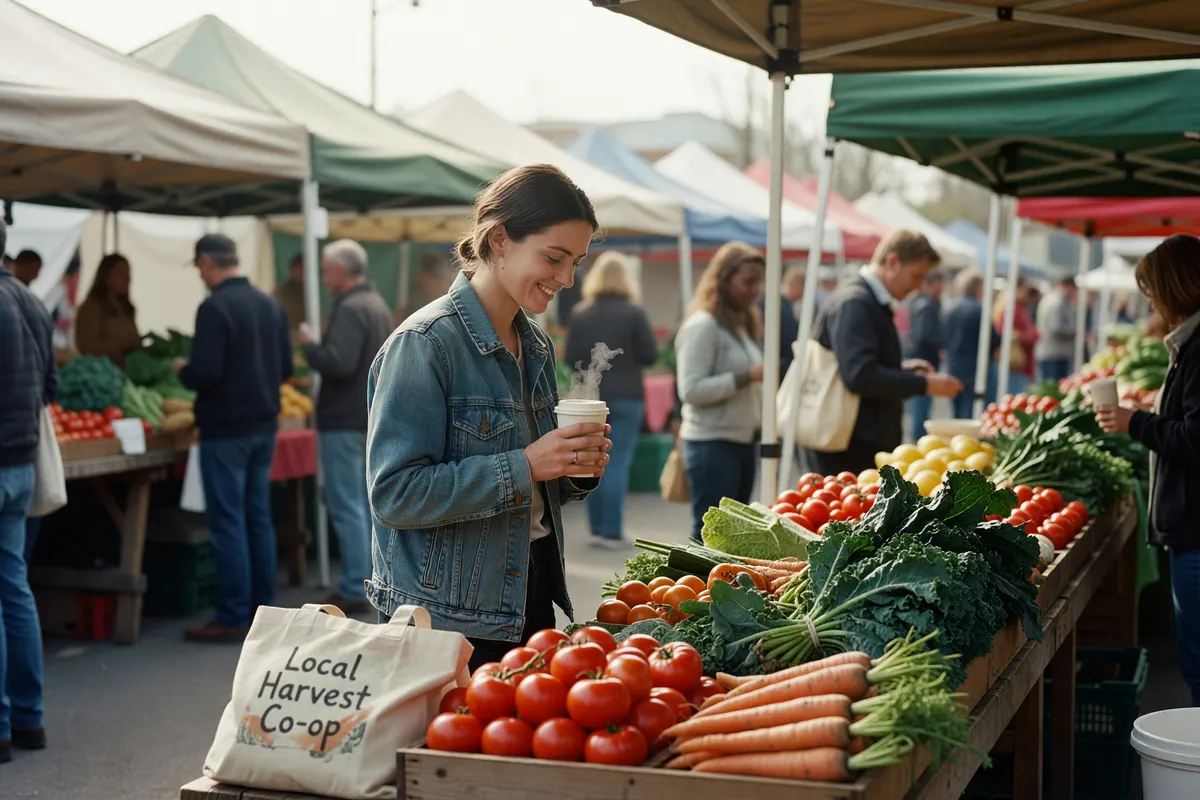 quick shot of the stall where we grabbed the sourdough