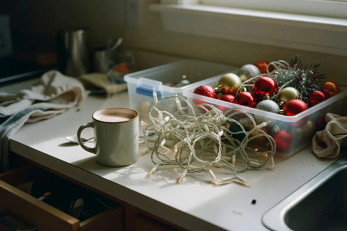 the counter after i dumped everything out