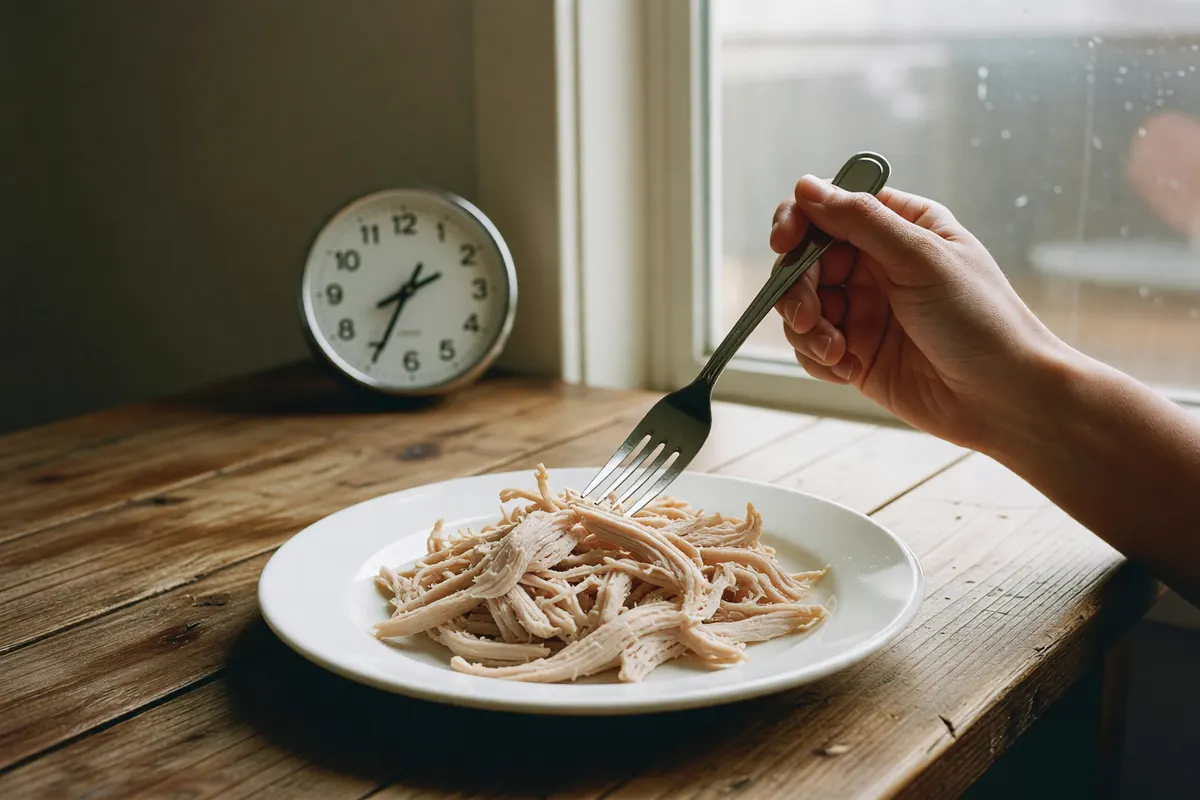 chicken after i shredded it