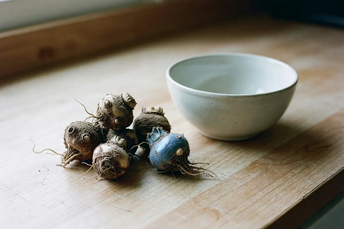starroot on the counter after washing