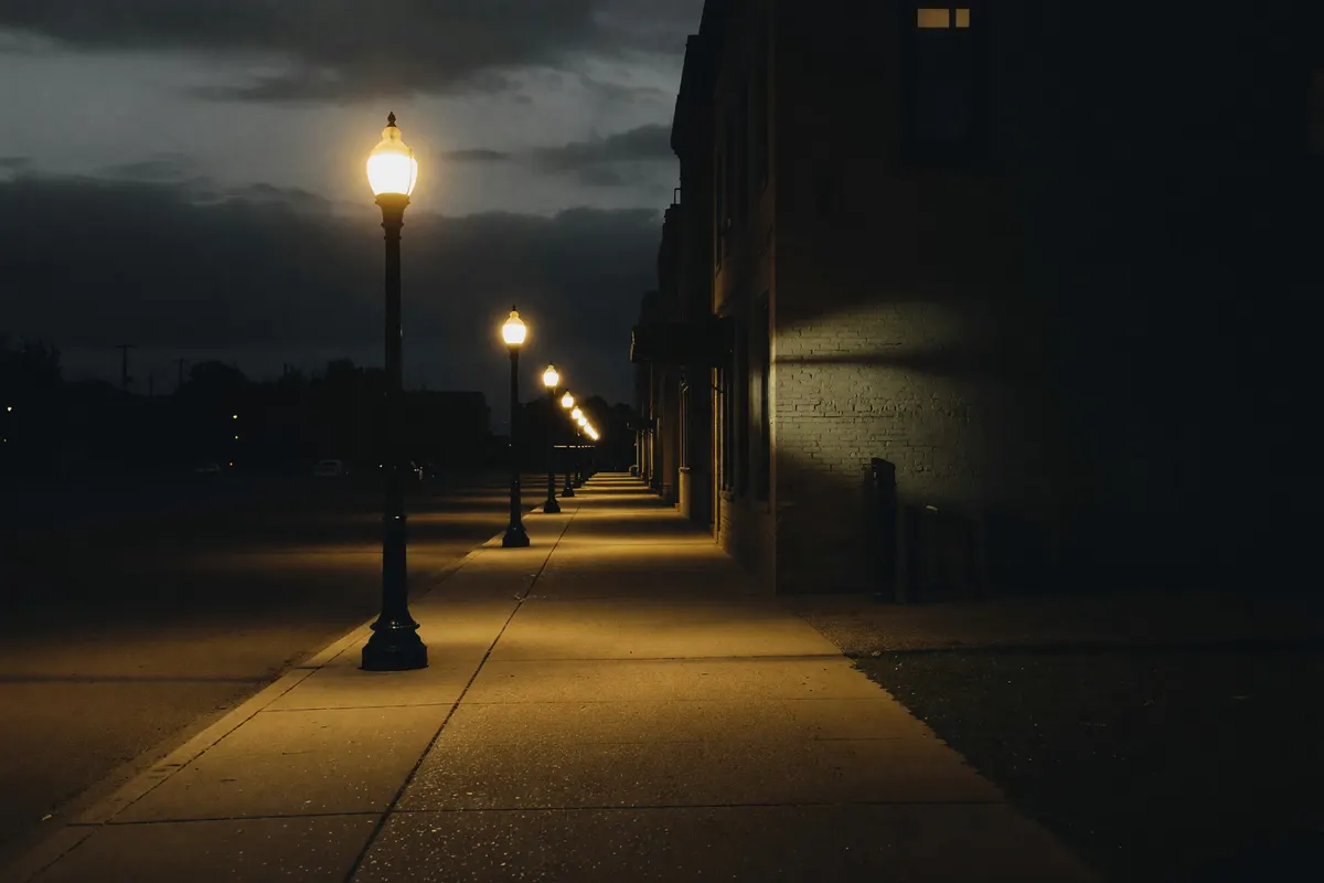 street on the walk home