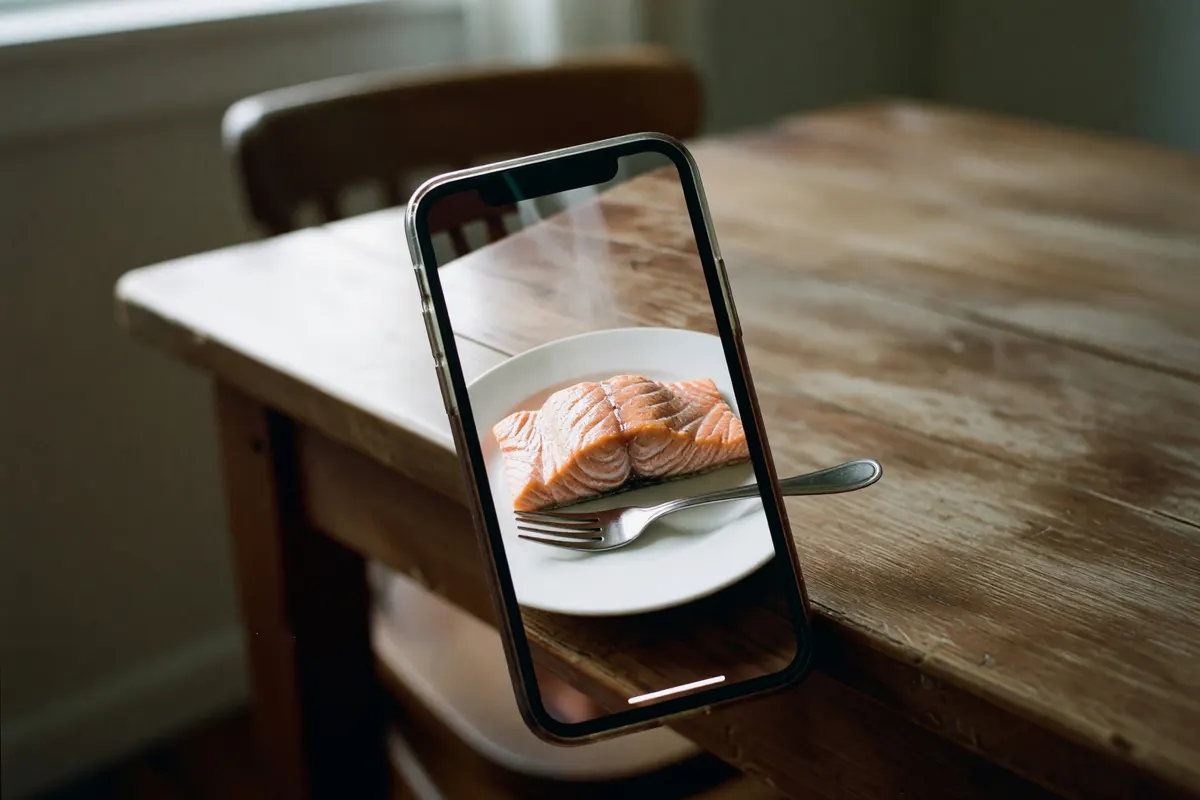 lissa sent this picture of her salmon
