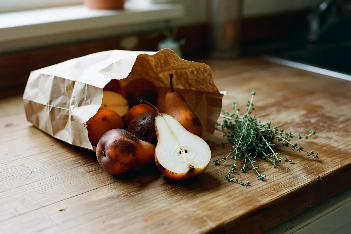 pears from the market