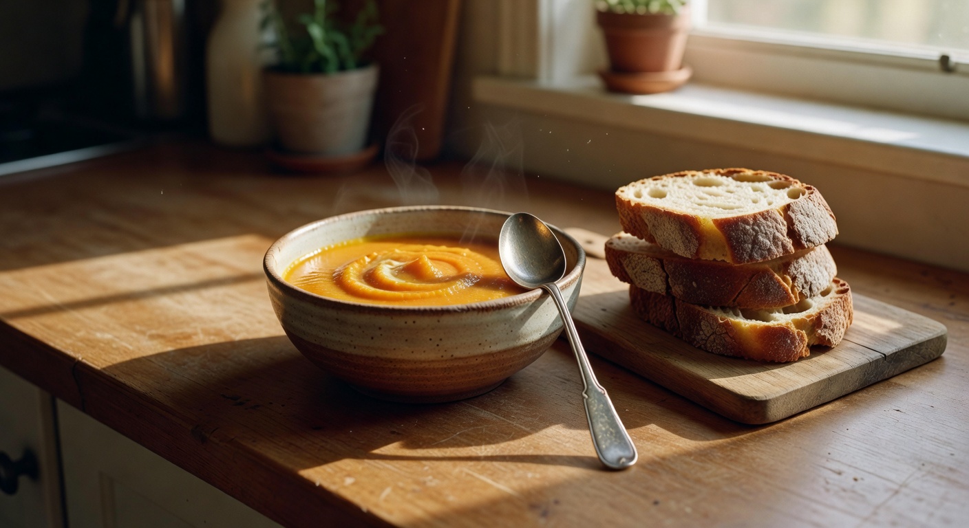 A Cozy Fall Evening and the Perfect Soup Recipe