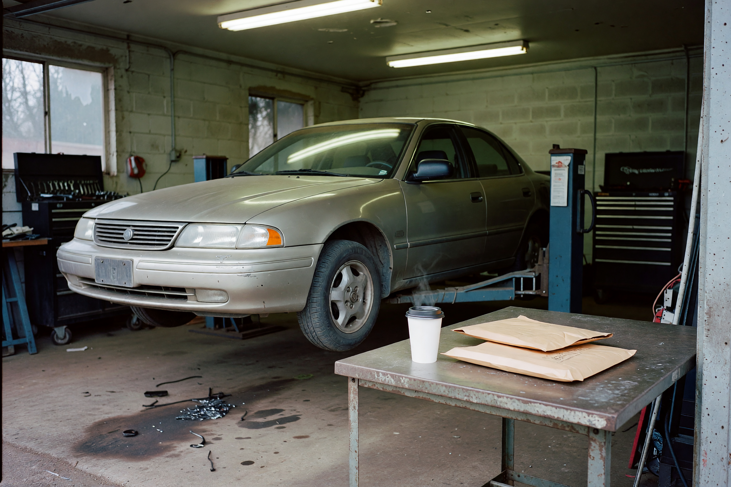 A Midweek Auto Shop Visit and Some Catch Up Errands