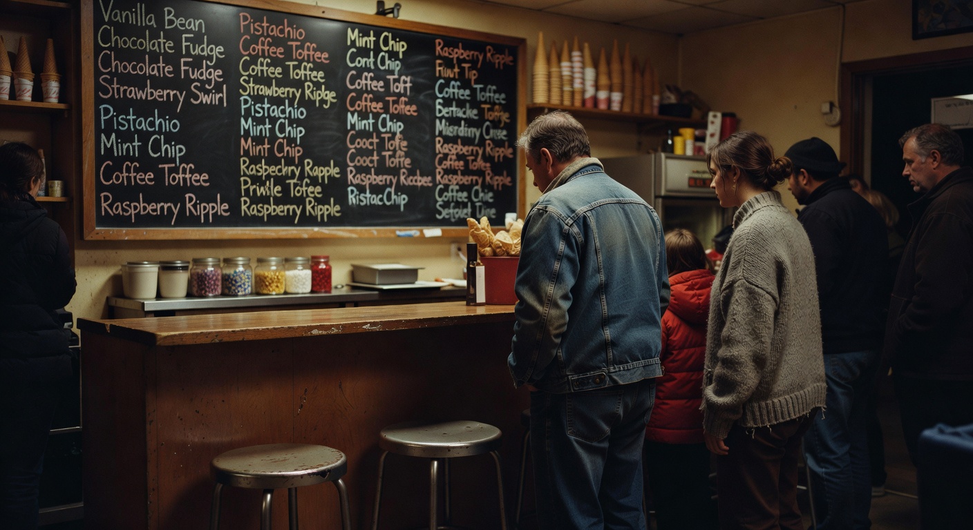 A Monday Night at the New Ice Cream Shop and Some Sweet Surprises