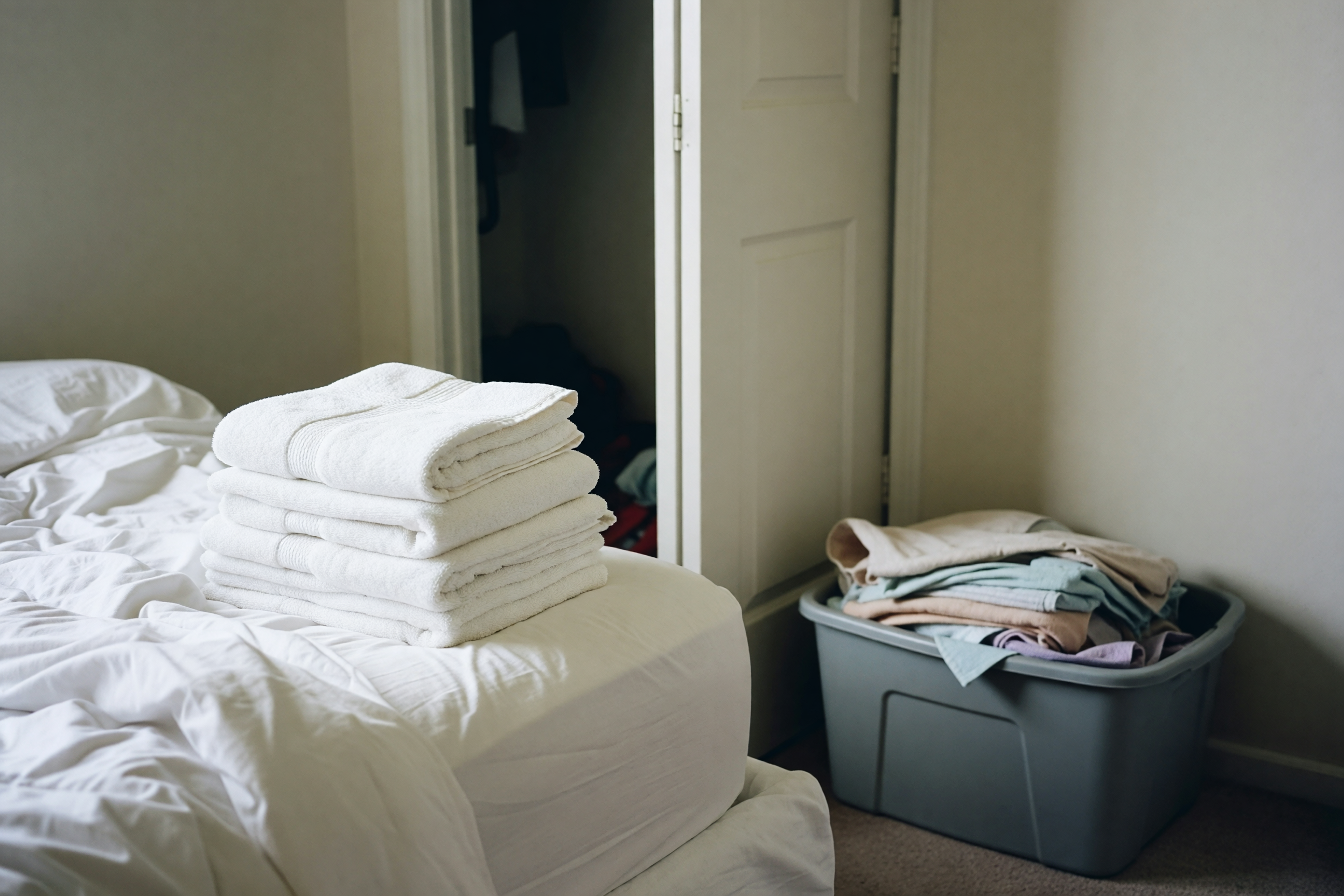 A Quick Bedroom Refresh With New Towels