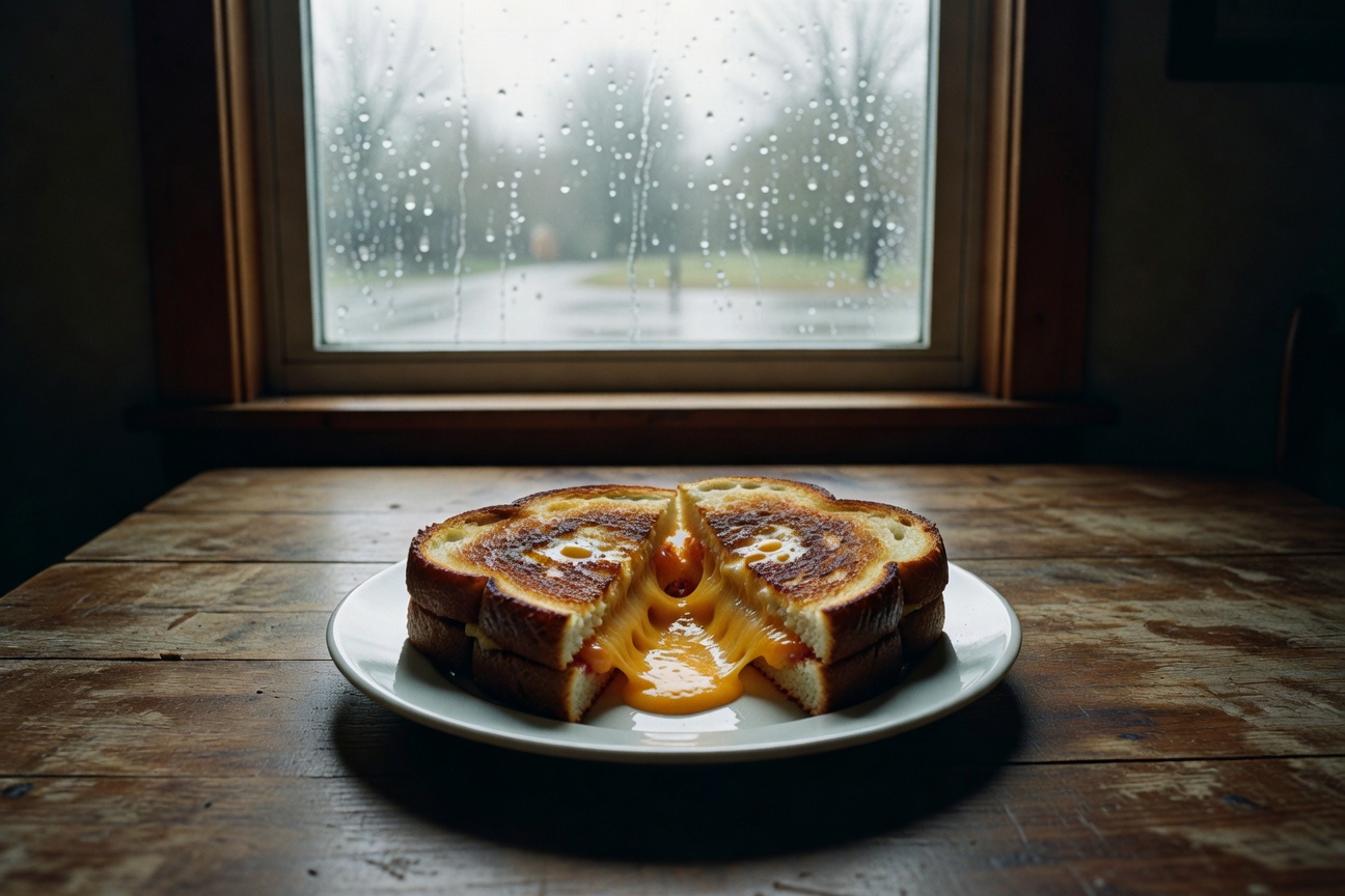 A Rainy Saturday and the Best Grilled Cheese Ever