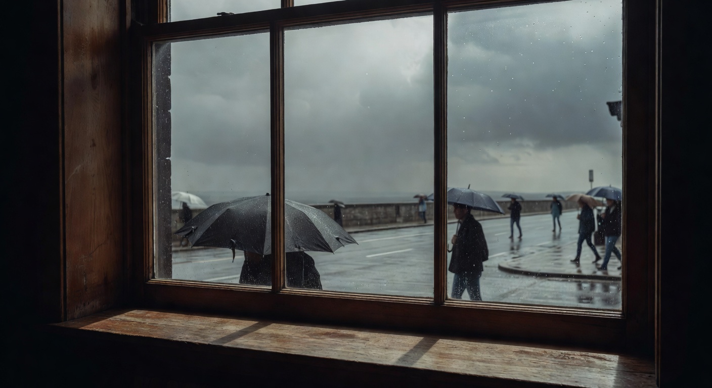 View from my library spot, kinda moody outside.