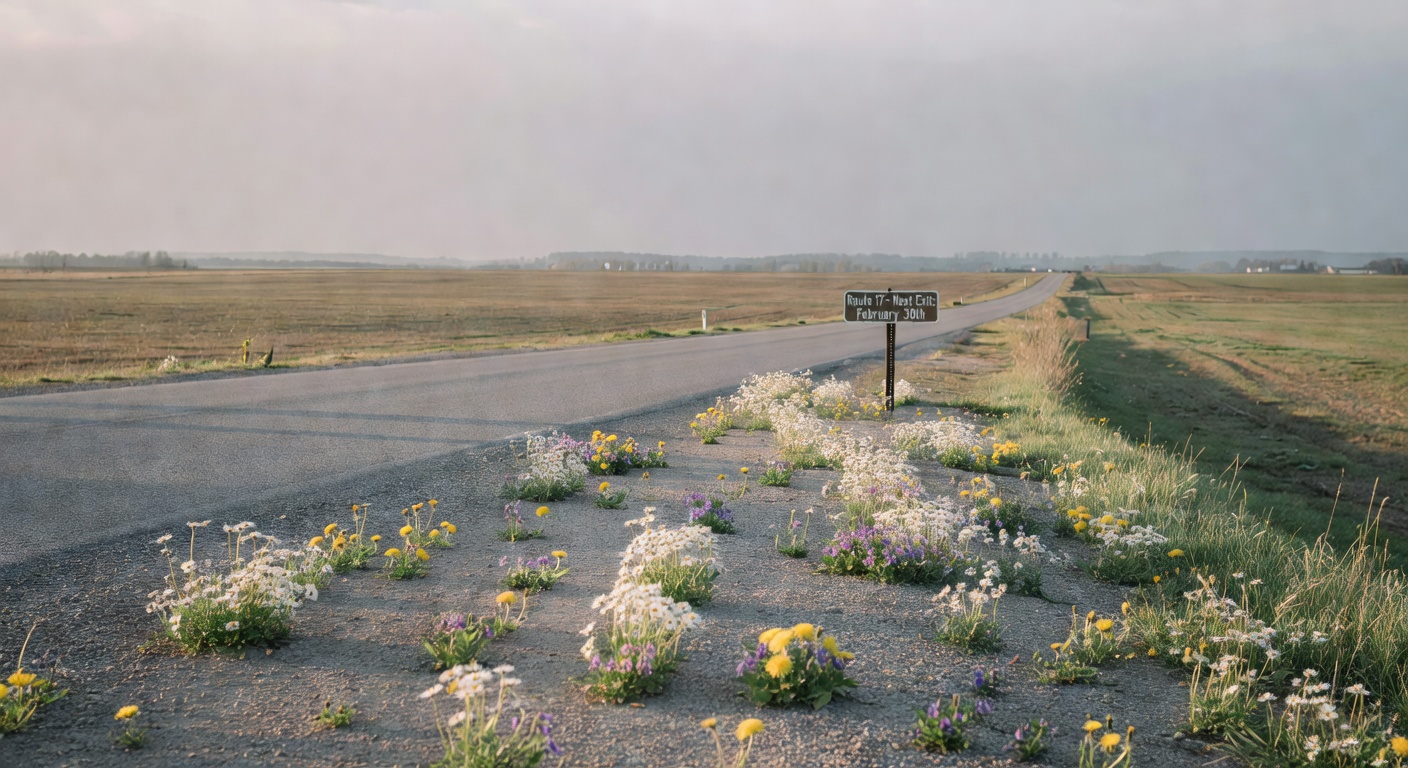 Quick stop on Route 17 to snap the wildflowers and that golden light.