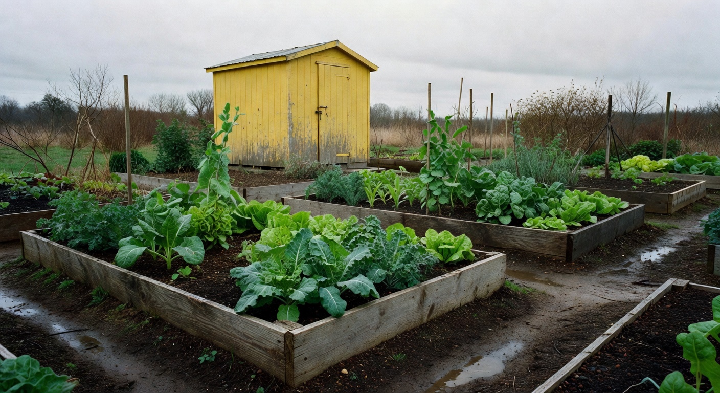A Saturday Morning at the Community Garden and Some Unexpected Helpers