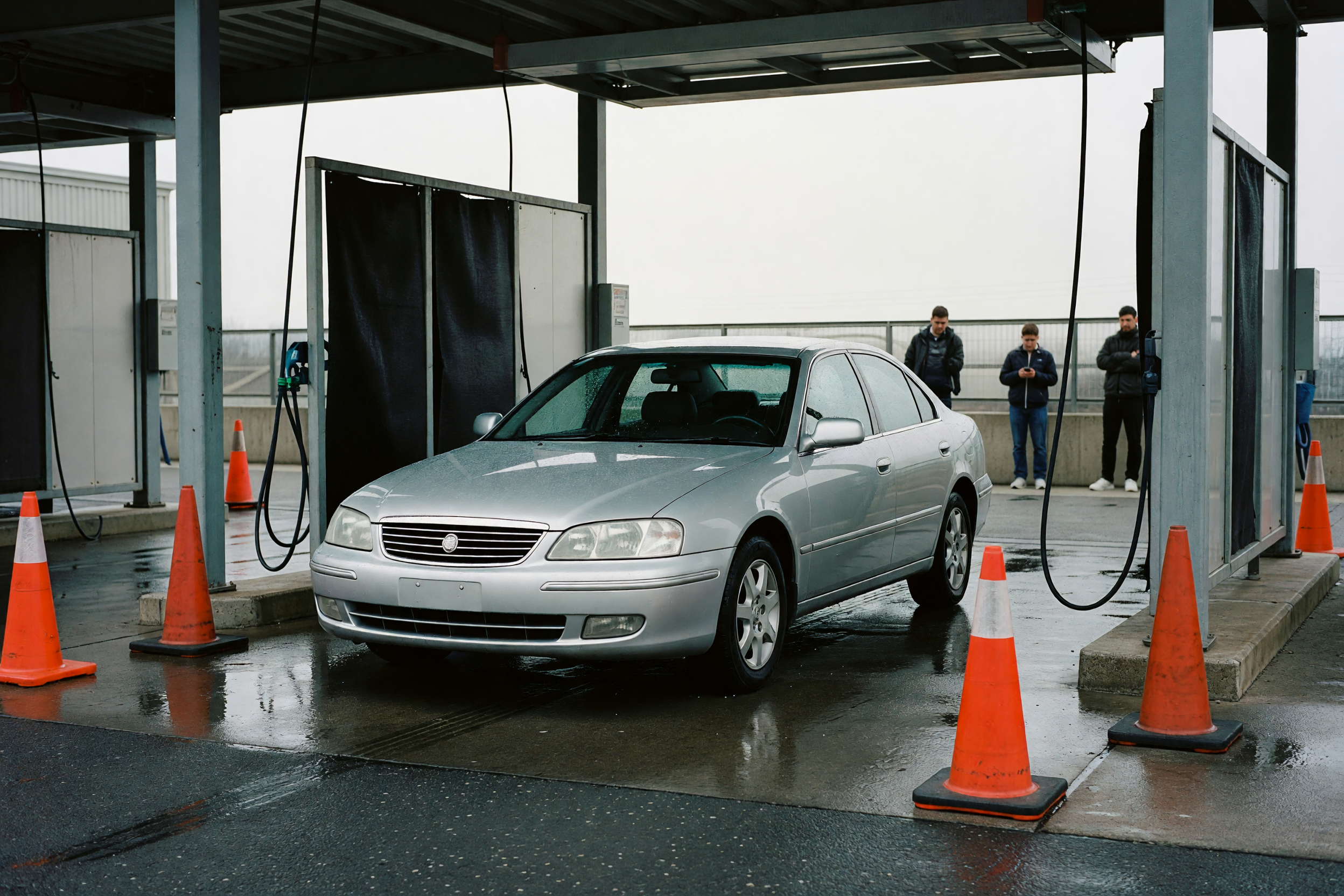 A Saturday Morning Car Wash and Errand Run