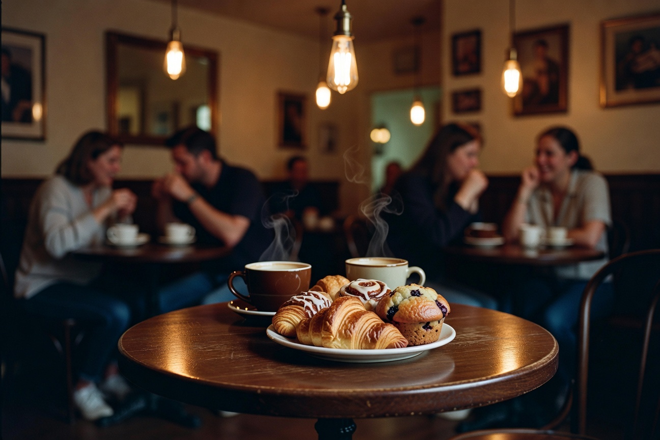 A Thursday Evening at the New Cafe and Some Unexpected Flavors