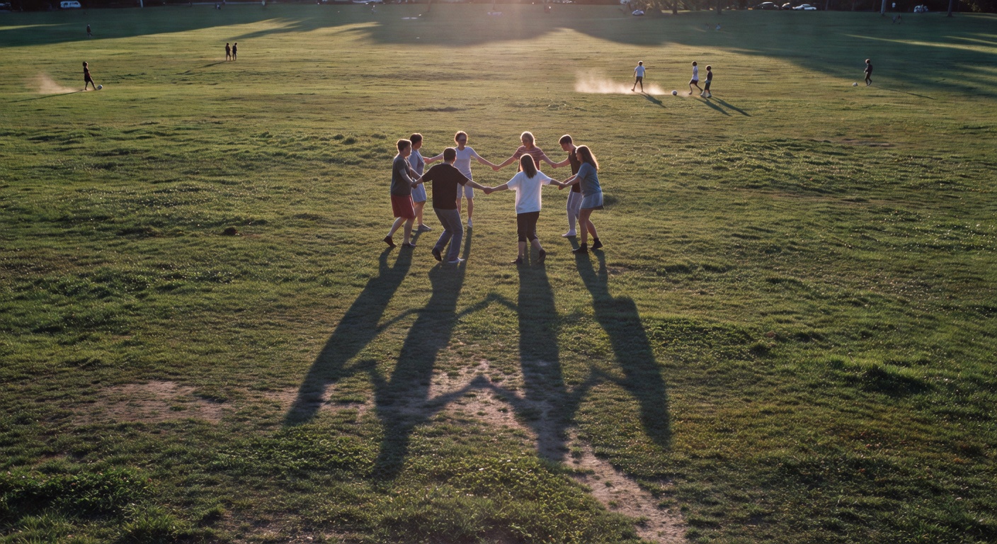 Caught a group doing the Vernal Step in the park, kinda cool to see.