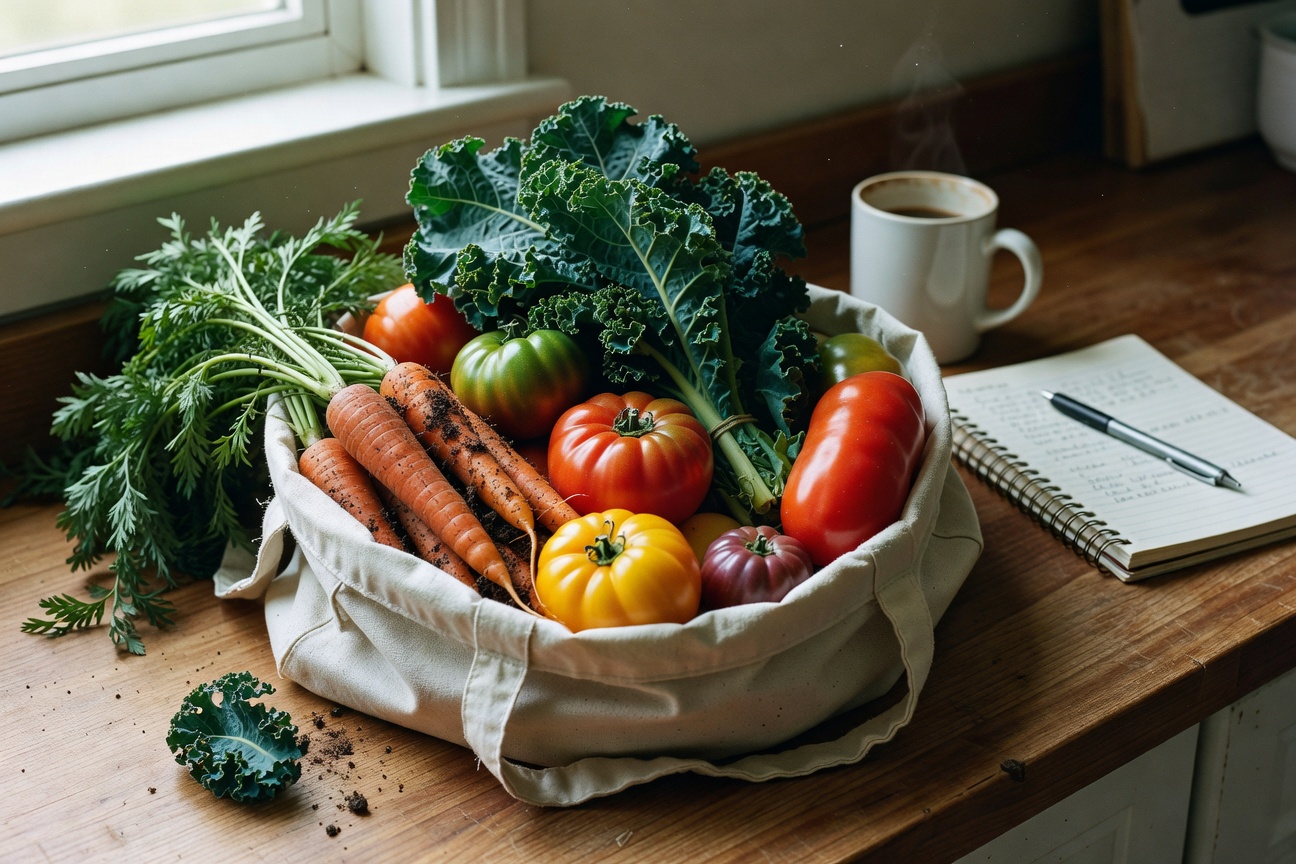 A Thursday Farmers Market Haul and Some Kitchen Experiments