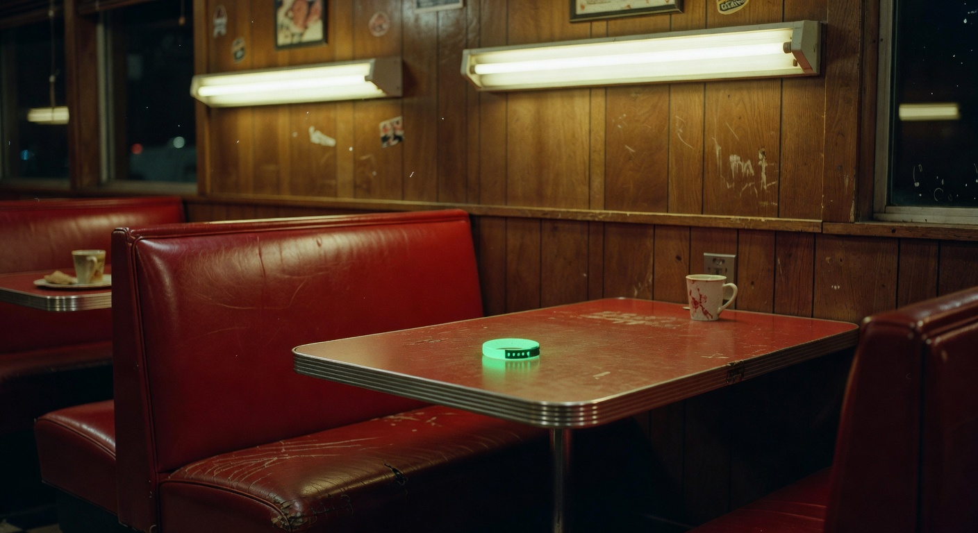 Spotted some concert wristbands at the diner, guess we weren’t the only ones there.