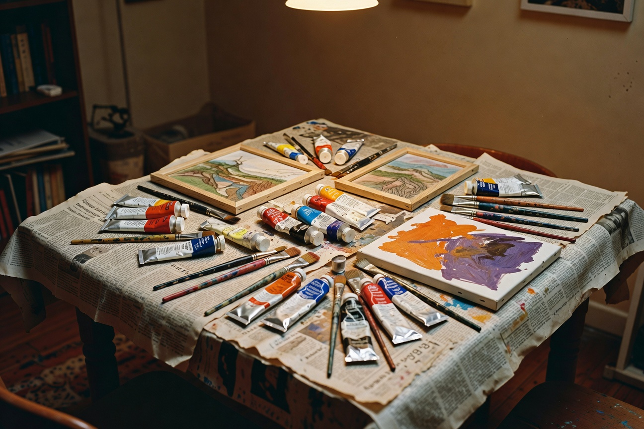 A Thursday Night Craft Project and Some Late-Night Snacks