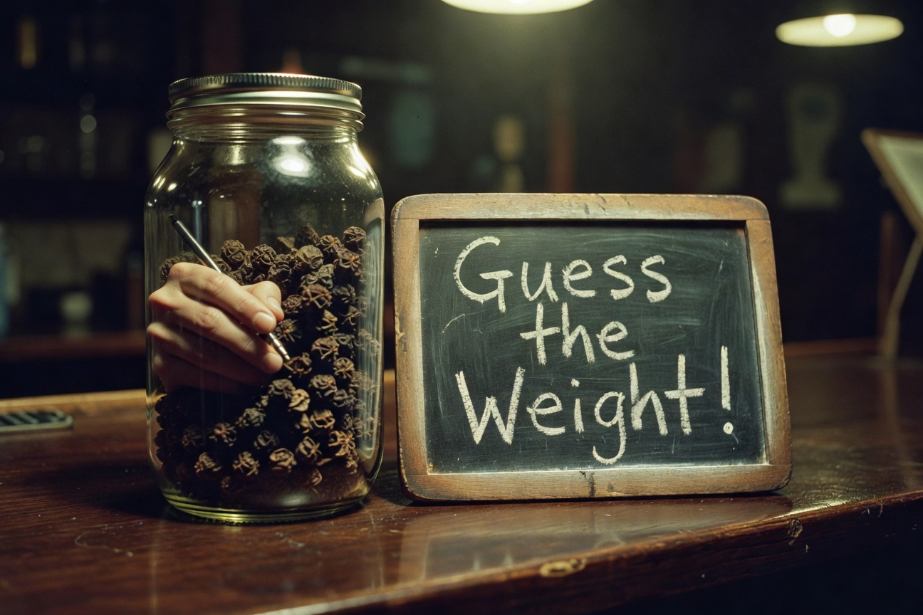 The weird kelpberry jar bonus round at trivia night.