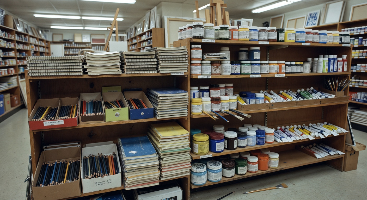 A Tuesday Morning at the Art Supply Store and Some Project Ideas