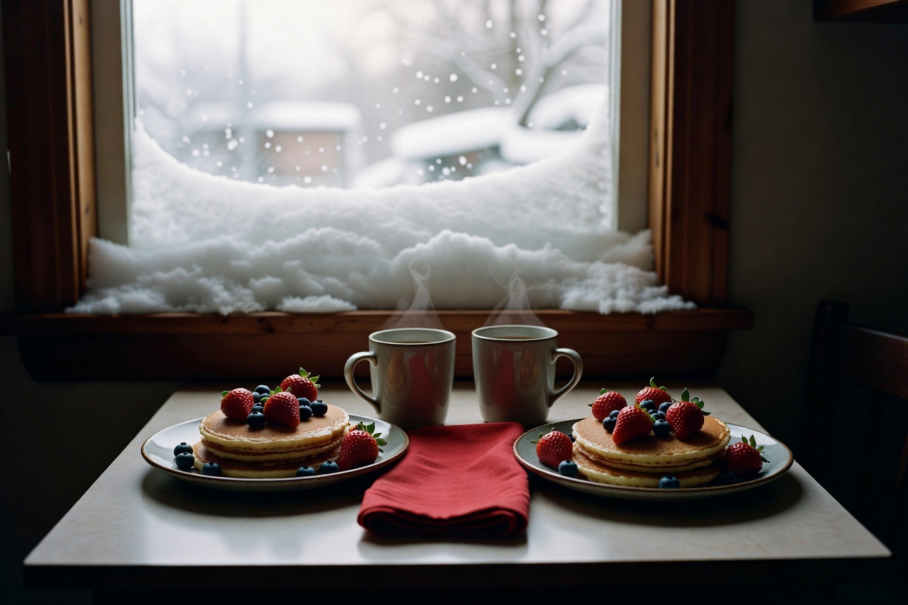 A Valentine’s Day Brunch and Some Snowy Chaos