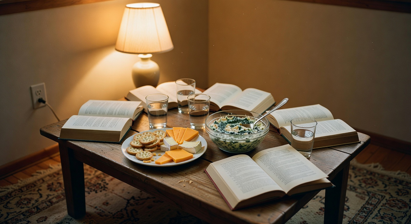 A Weeknight Book Club and Some Tasty Snacks