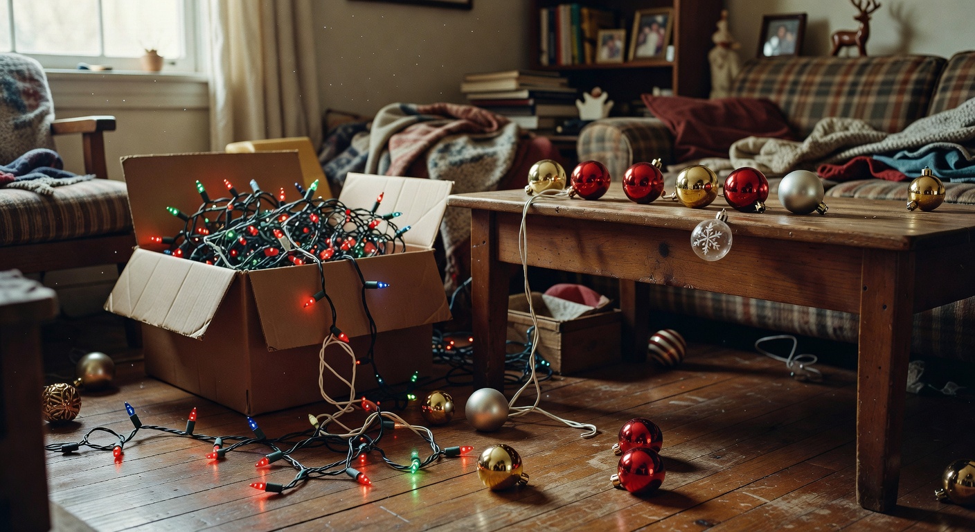 A Winter Decor Day and Some Hot Cocoa Magic