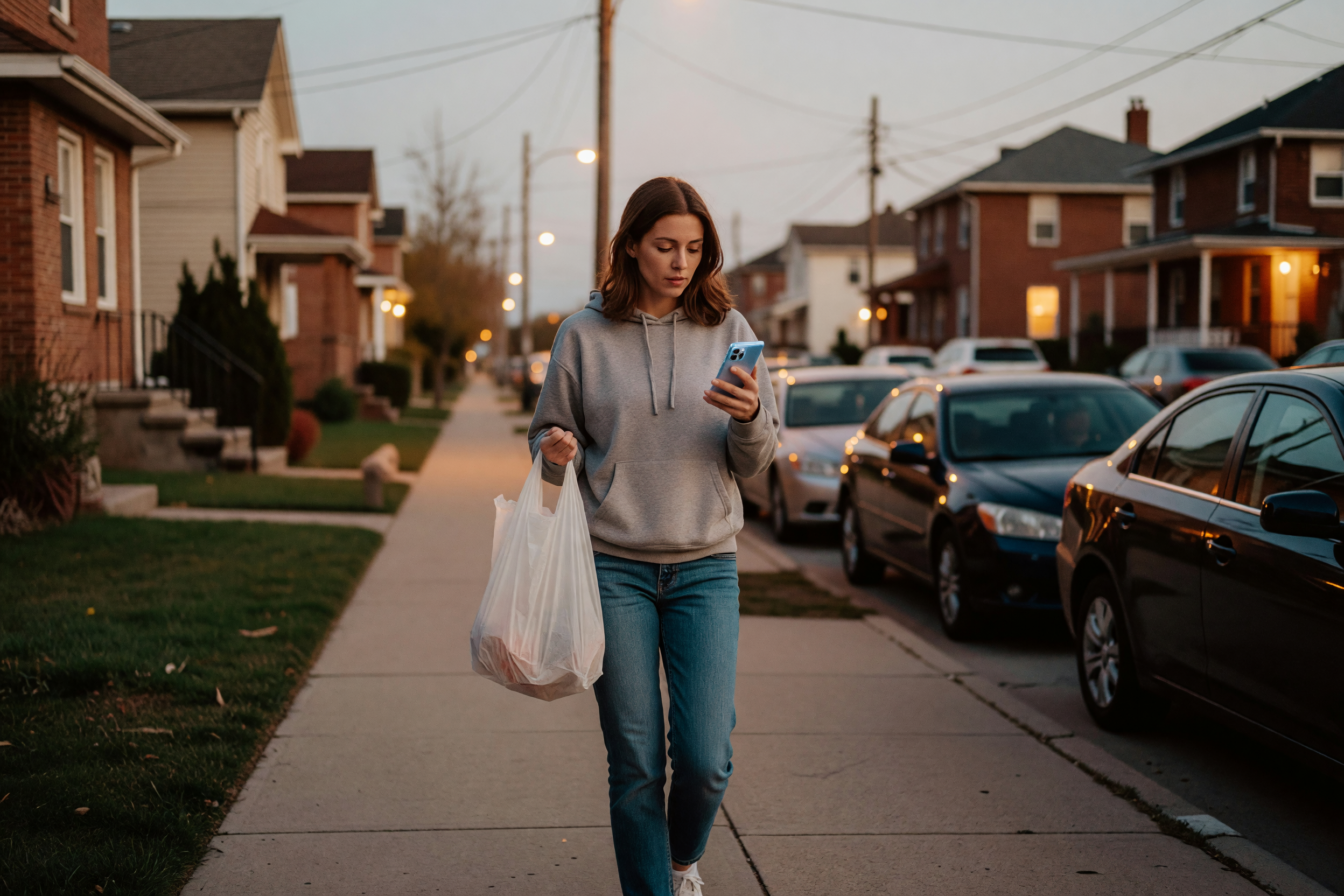 An Evening Walk and Some Last Minute Groceries