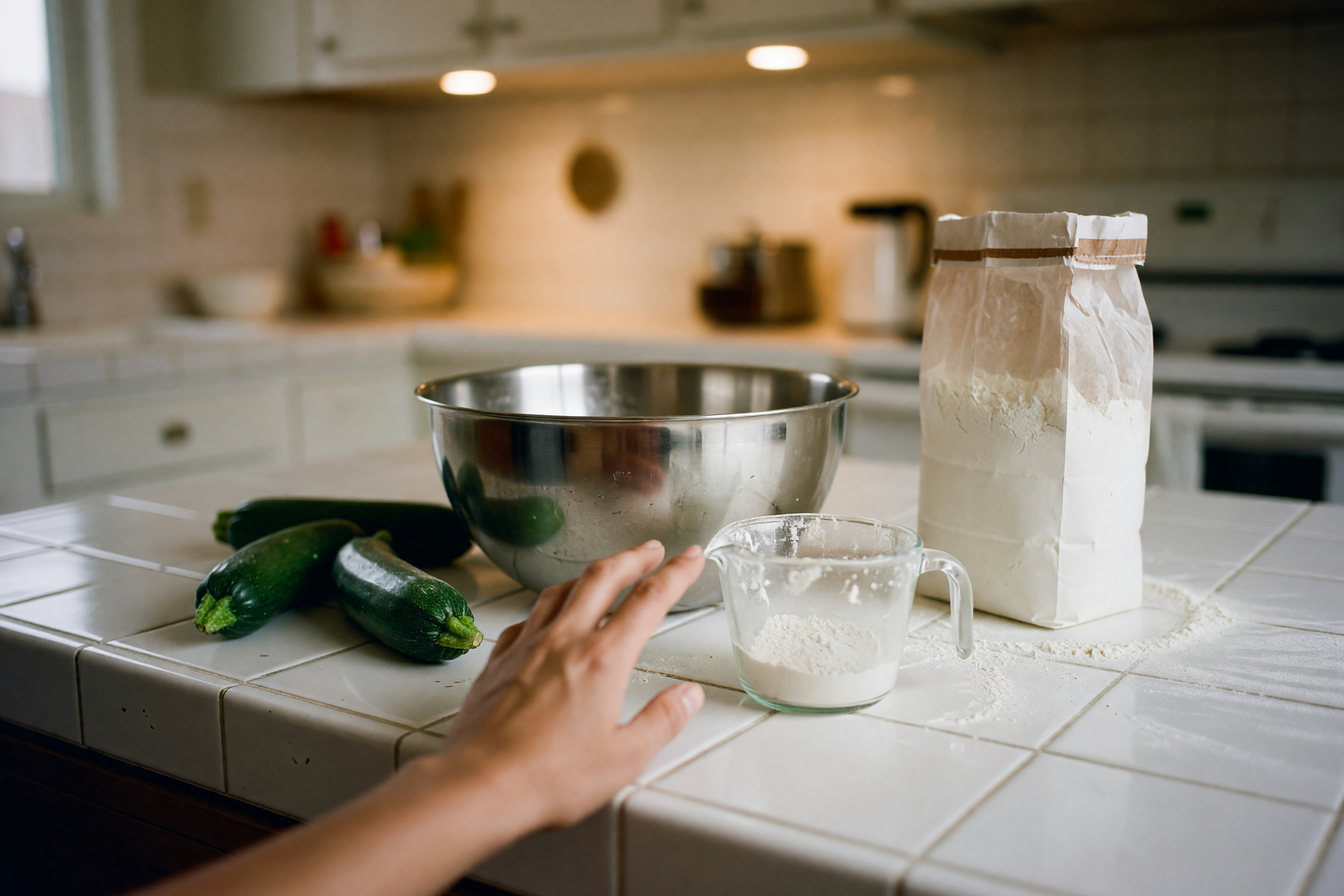 Baking Zucchini Bread and Stocking the Freezer