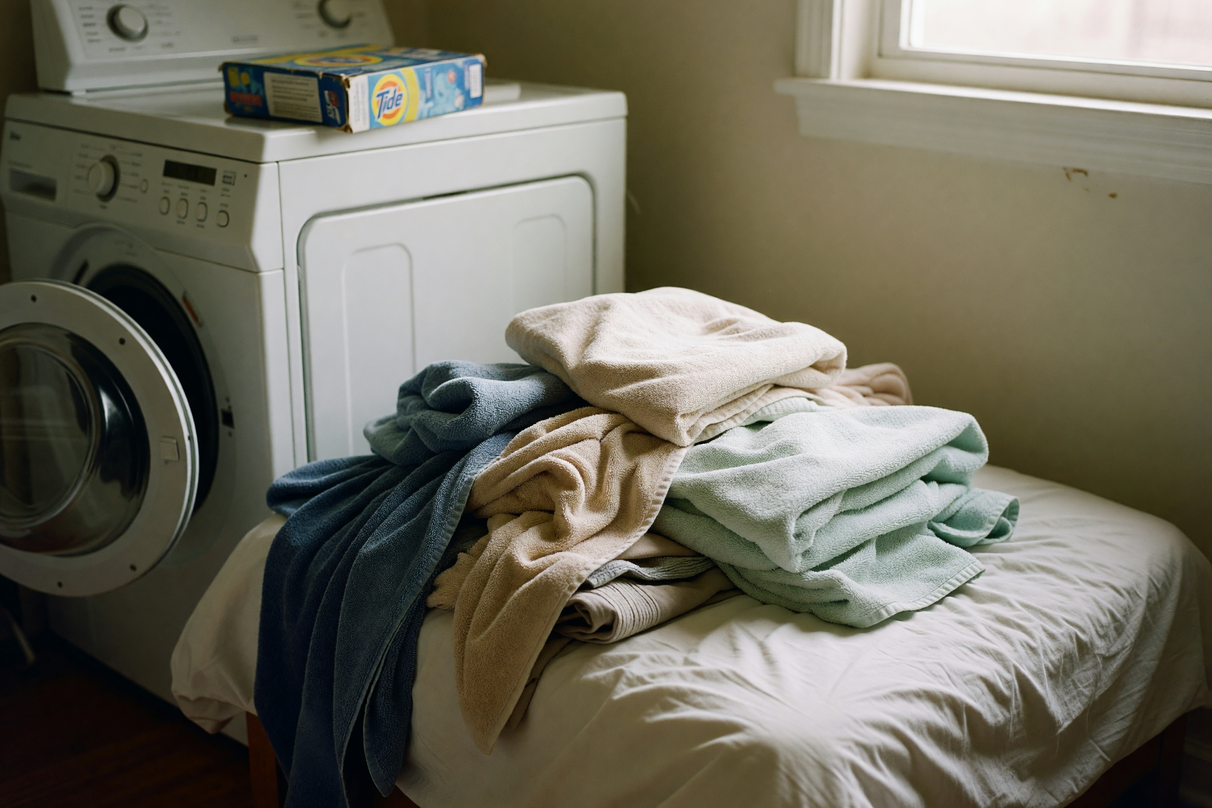 Catching Up on Laundry and Testing a New Detergent