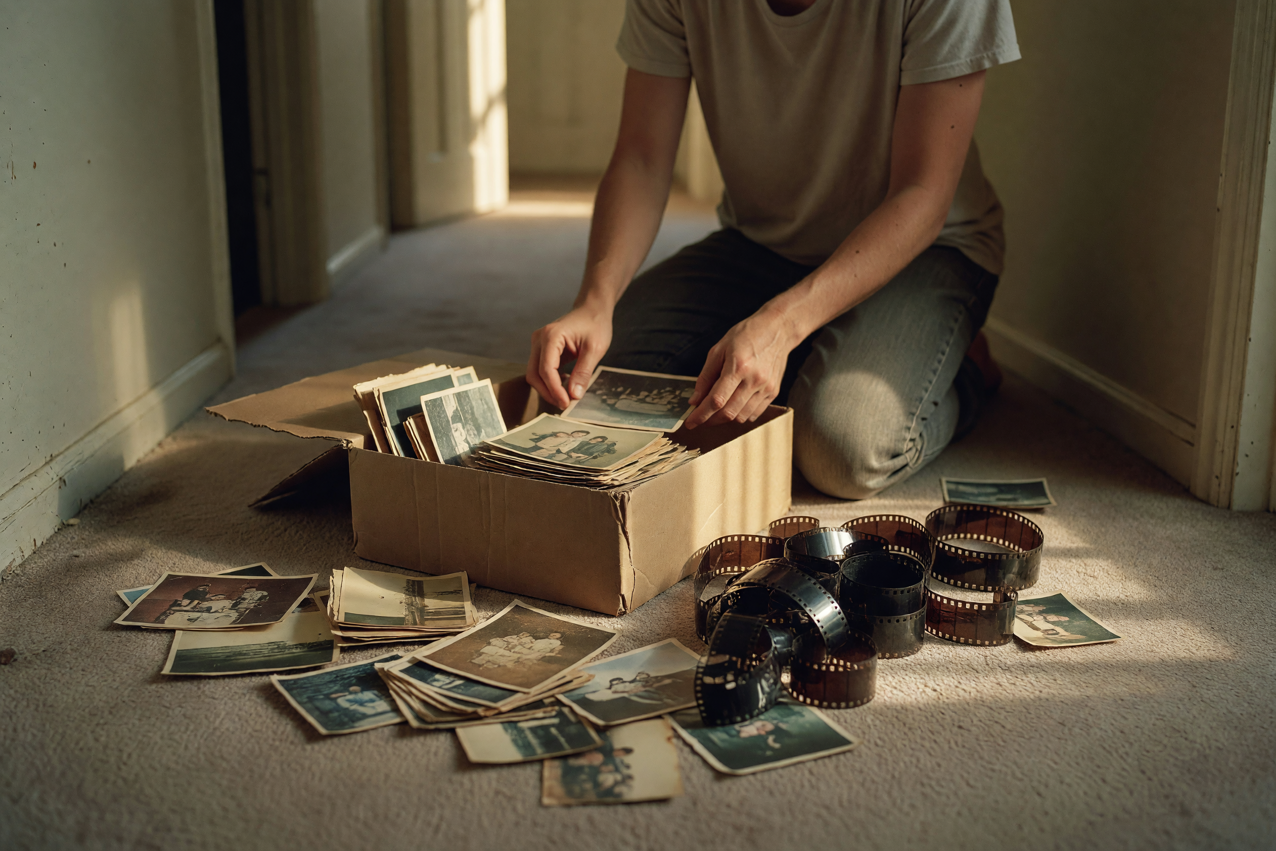 I spent part of the week going through an old box of prints and negatives that had been sitting in the closet.