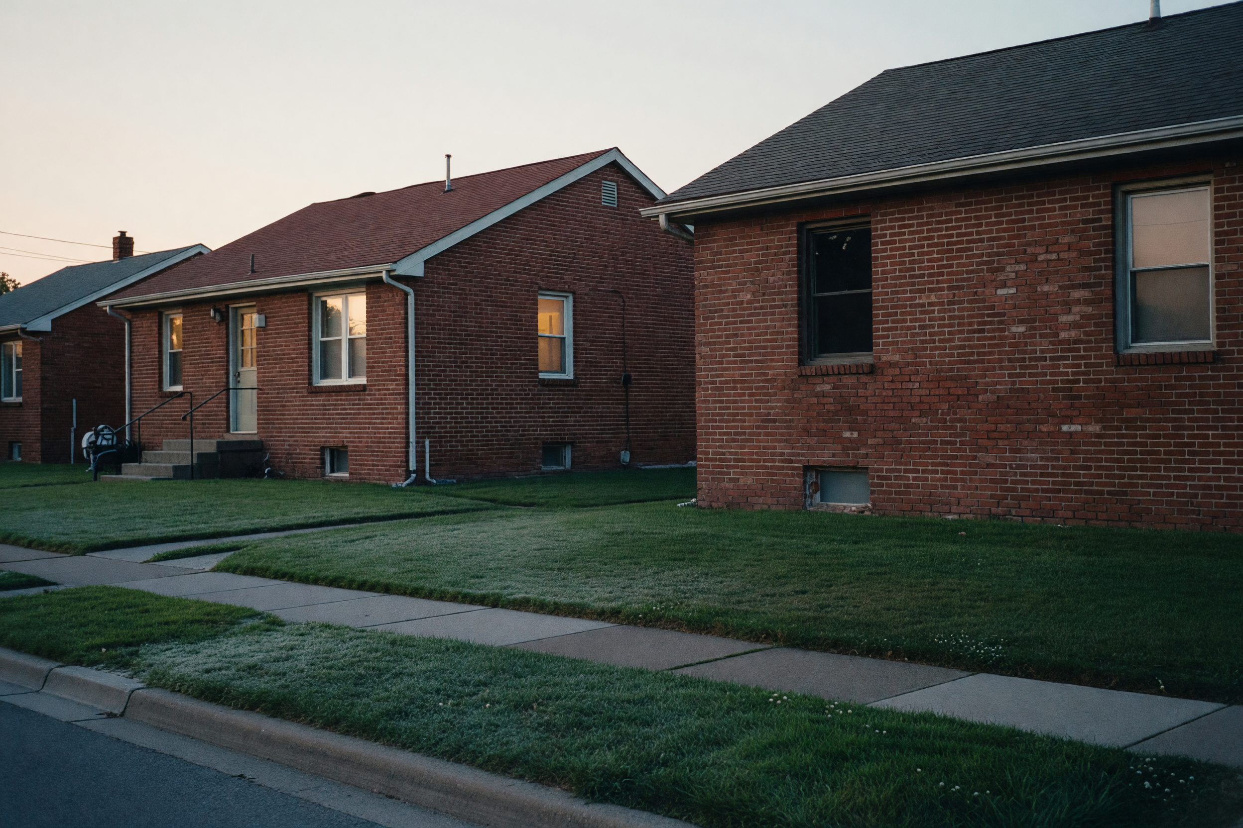 houses along the block during the walk